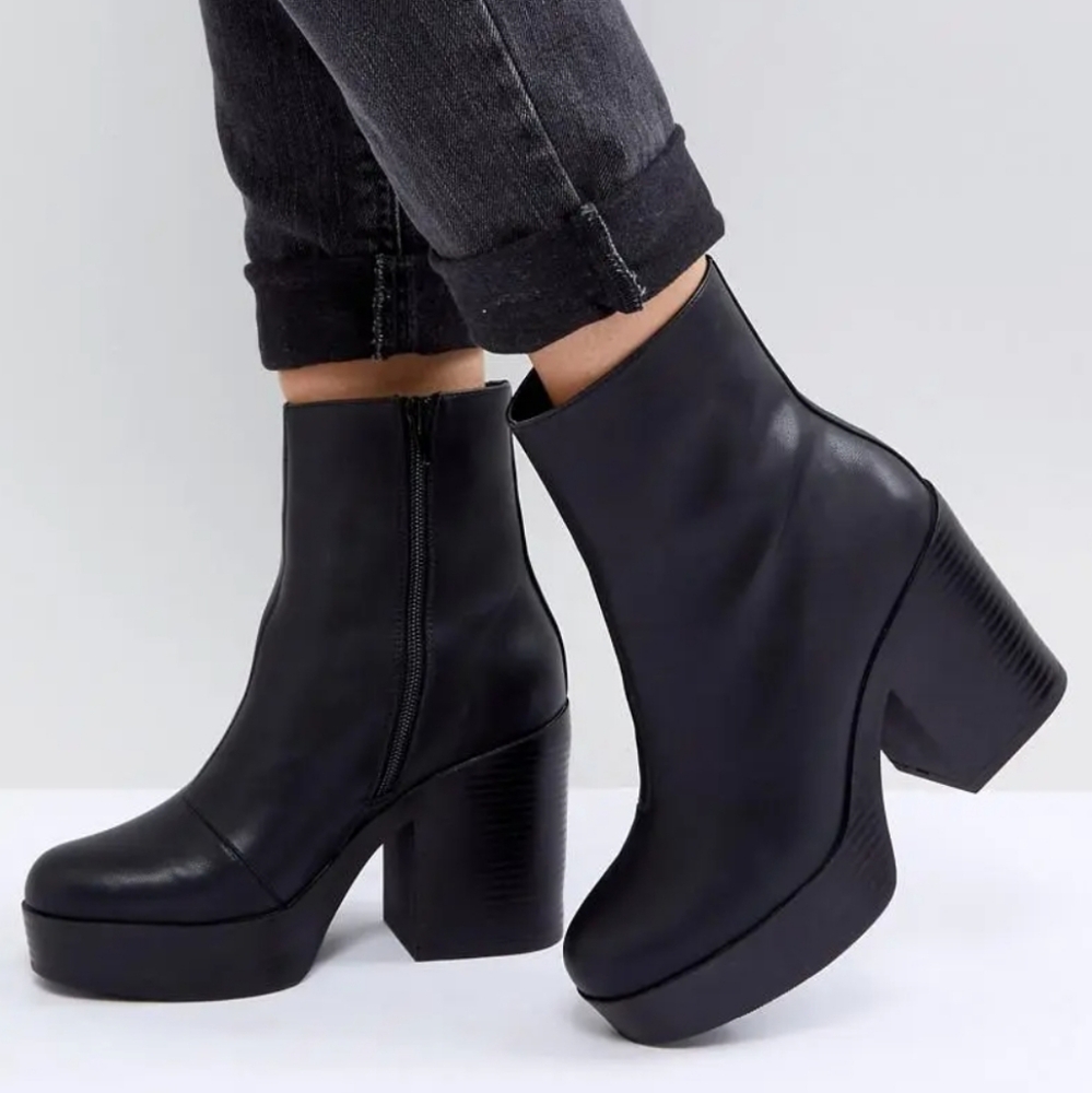 Aldo Platform PU Boots